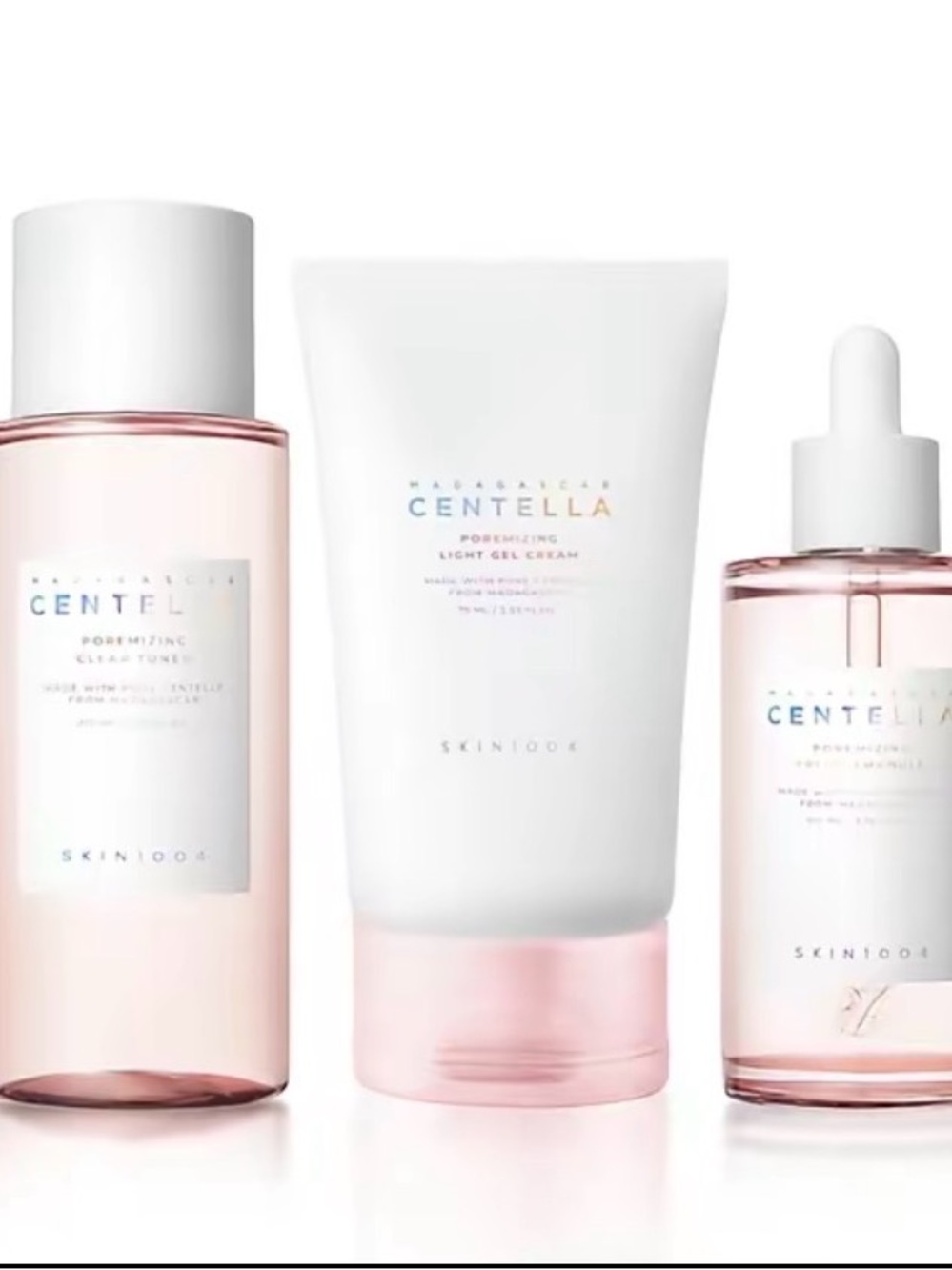 Centella Poreminizing Skincare Set - Soft Pink
